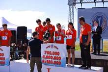 &laquo;ՀՀ վարչապետի գավաթ&raquo; դպրոցականների սիրողական խճուղային հեծանվավազքի եզրափակիչ փուլում Կապուտանի միջնակարգ դպրոցի թիմը զբաղեցրել է 1-ին պատվավոր հորիզոնականը